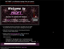 Tablet Screenshot of proft.org